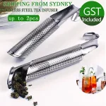 Stainless Steel Loose Leaf Tea Infuser Spice Tea Strainer Diffuser Filter New AU
