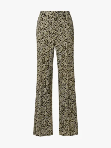 Etro Paisley-Jacquard Straight-Leg Pants
