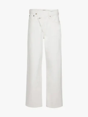 Agolde Crisscross Straight-Leg Jeans
