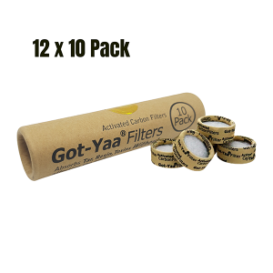 Got-Yaa Activated Carbon Filters 12 x 10 Pack – Compatible with Billy Mate Mouthpieces